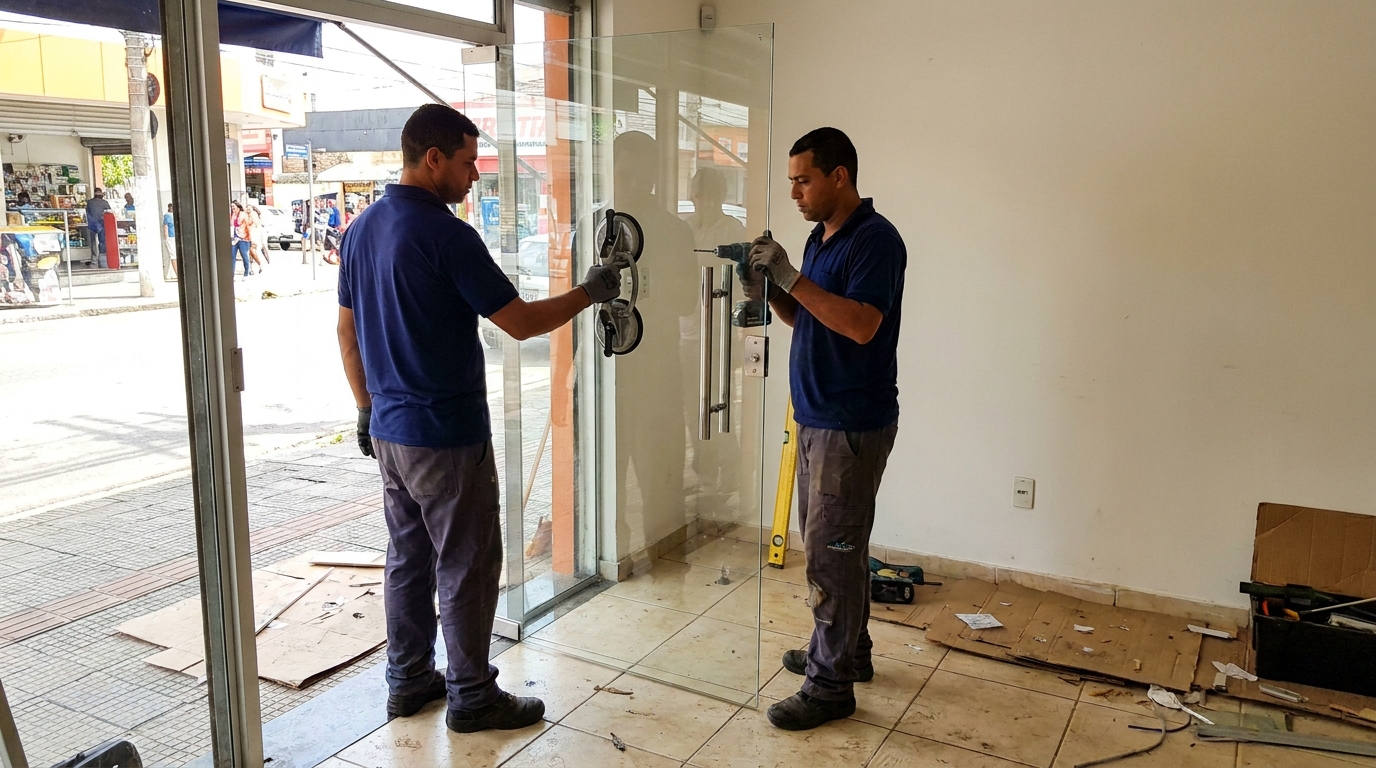 Portas em Vidro em Petrópolis‑RJ