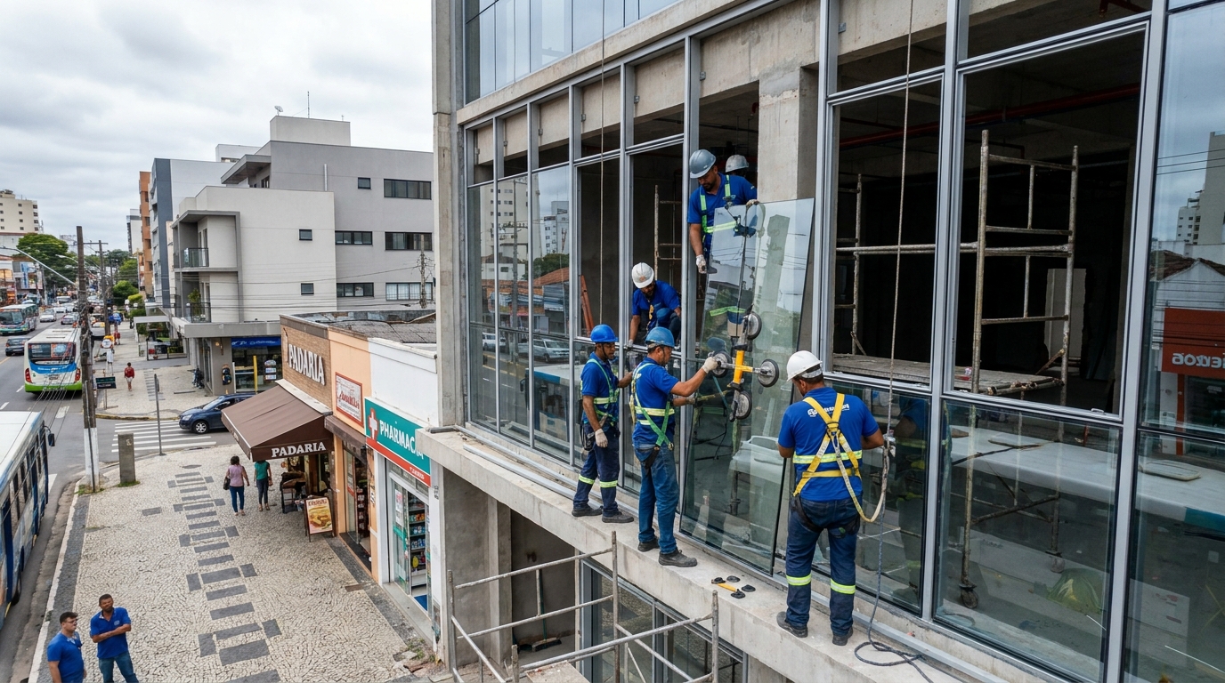 Fachada de Vidro em Petrópolis‑RJ